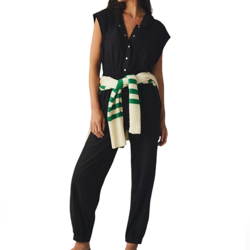 Anthropologie Daily Practice Forge Jumpsuit One Piece SzXS Hoodie